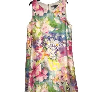 Dress - EUC - Donna Ricco Multicolor Floral Dress like new BOX23